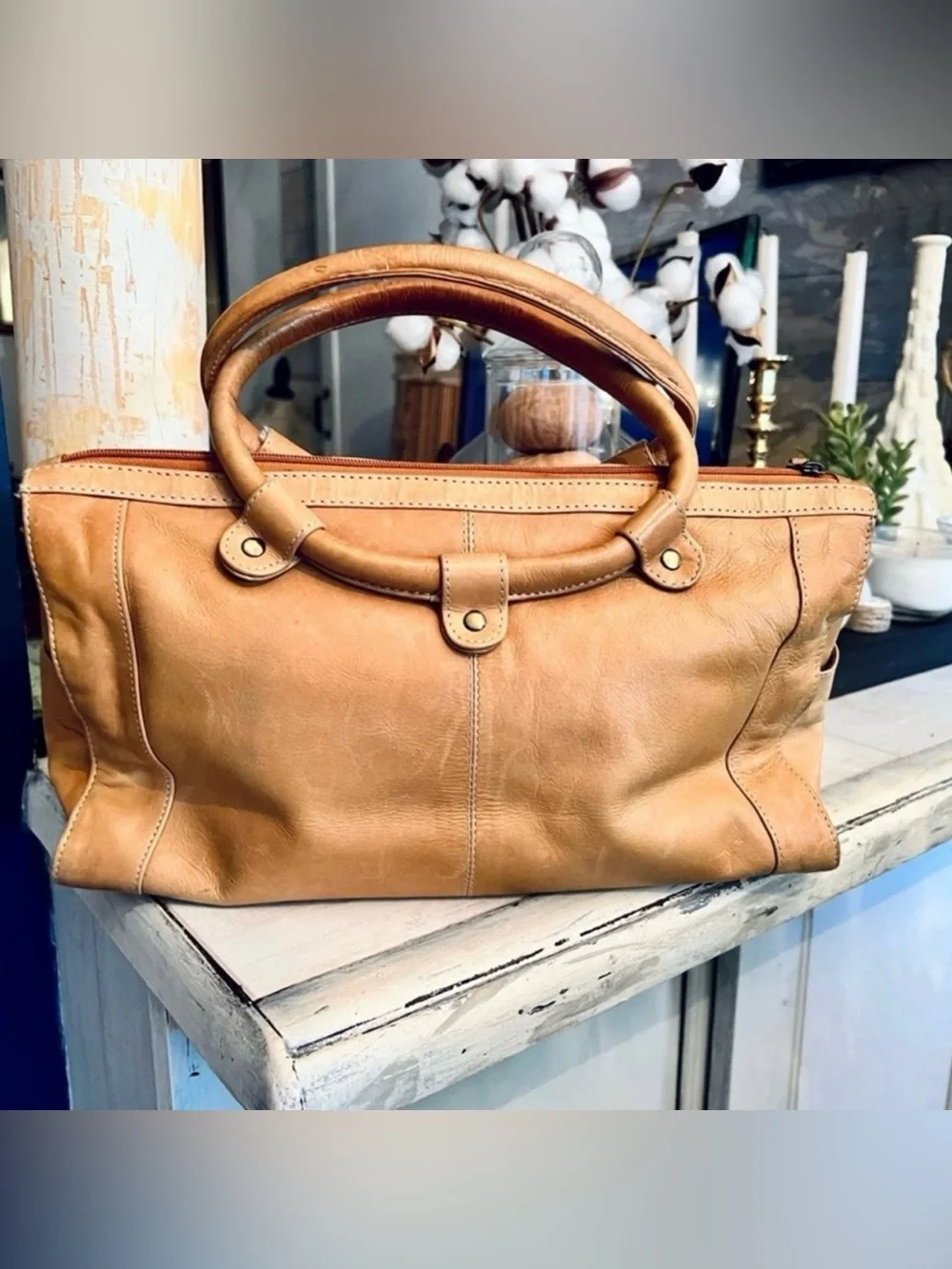 Vintage Butter Soft Leather NorthStyle Handbag